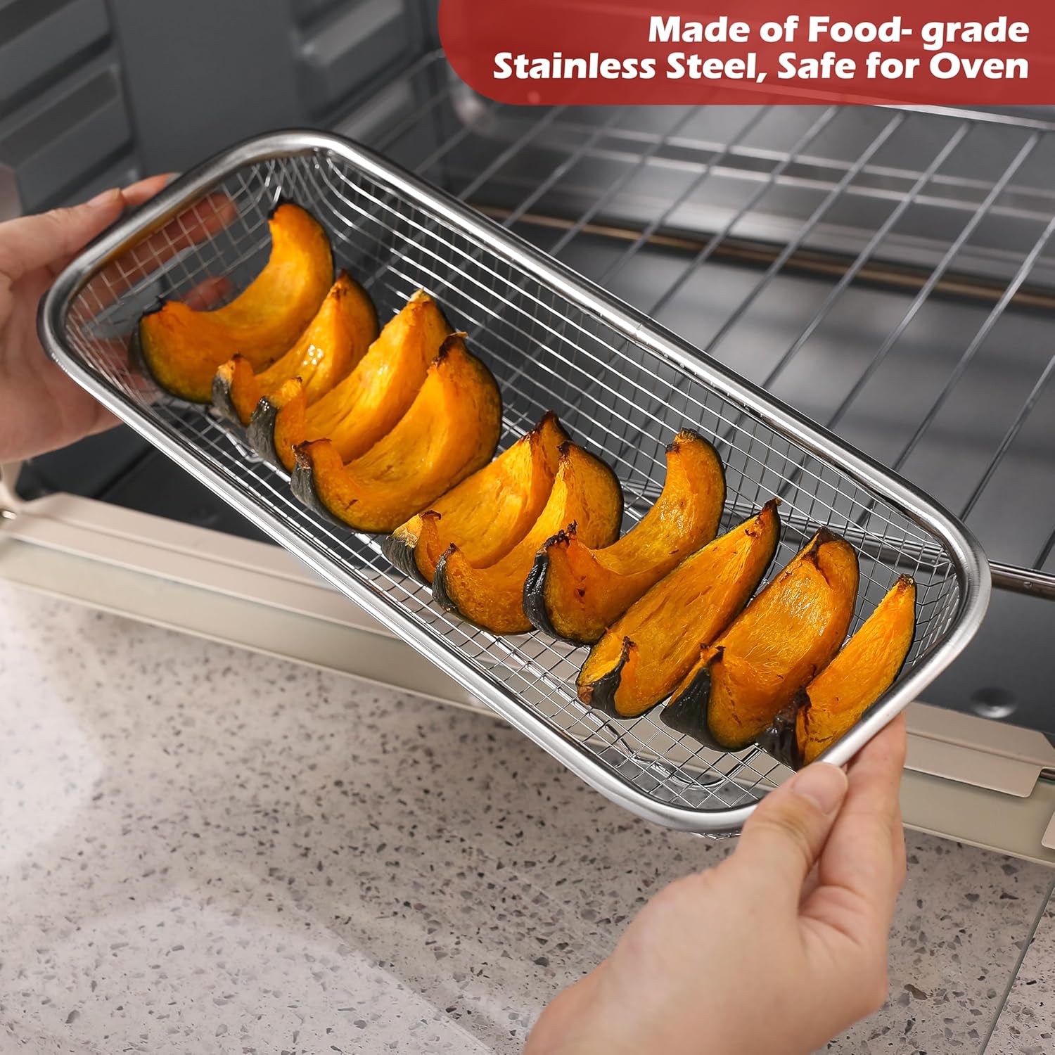 4Pack Stainless Steel Tumbler Cup Lid Organizer Inside Cabinet, Mason Jar Lid Holder, Rectangular Basket for Storage of Silverware, Chopsticks, straws and Utensils