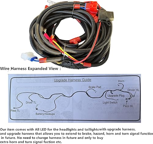 Miniatura 5 de Kit de luz LED Yamaha compatible con carrito de golf con luces traseras LED para Yamaha G29 Drive 2007+