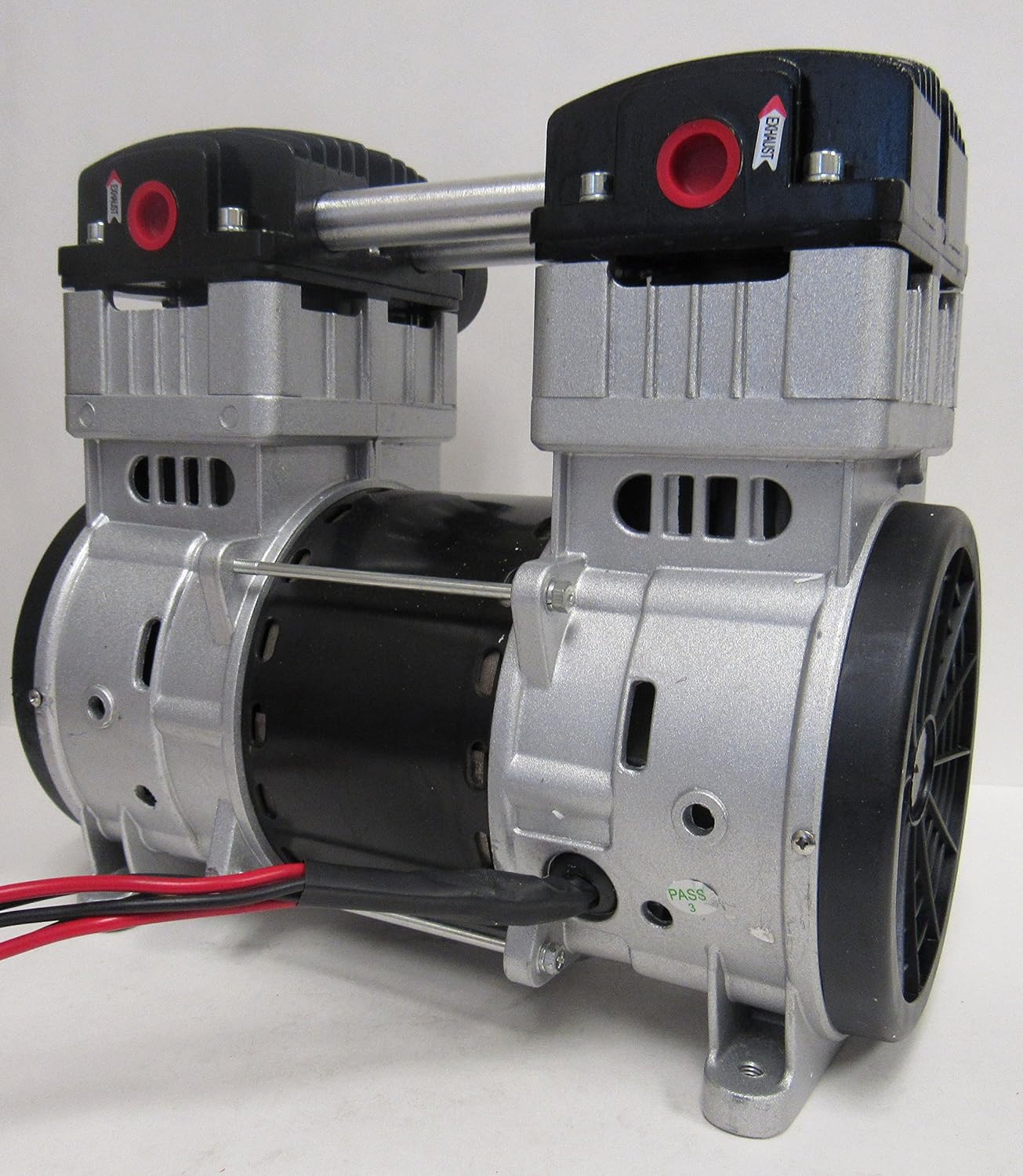 GM1600 2 HP Silent Oil Free Air Compressor Motor, (No Tank) 230V 3 Phase