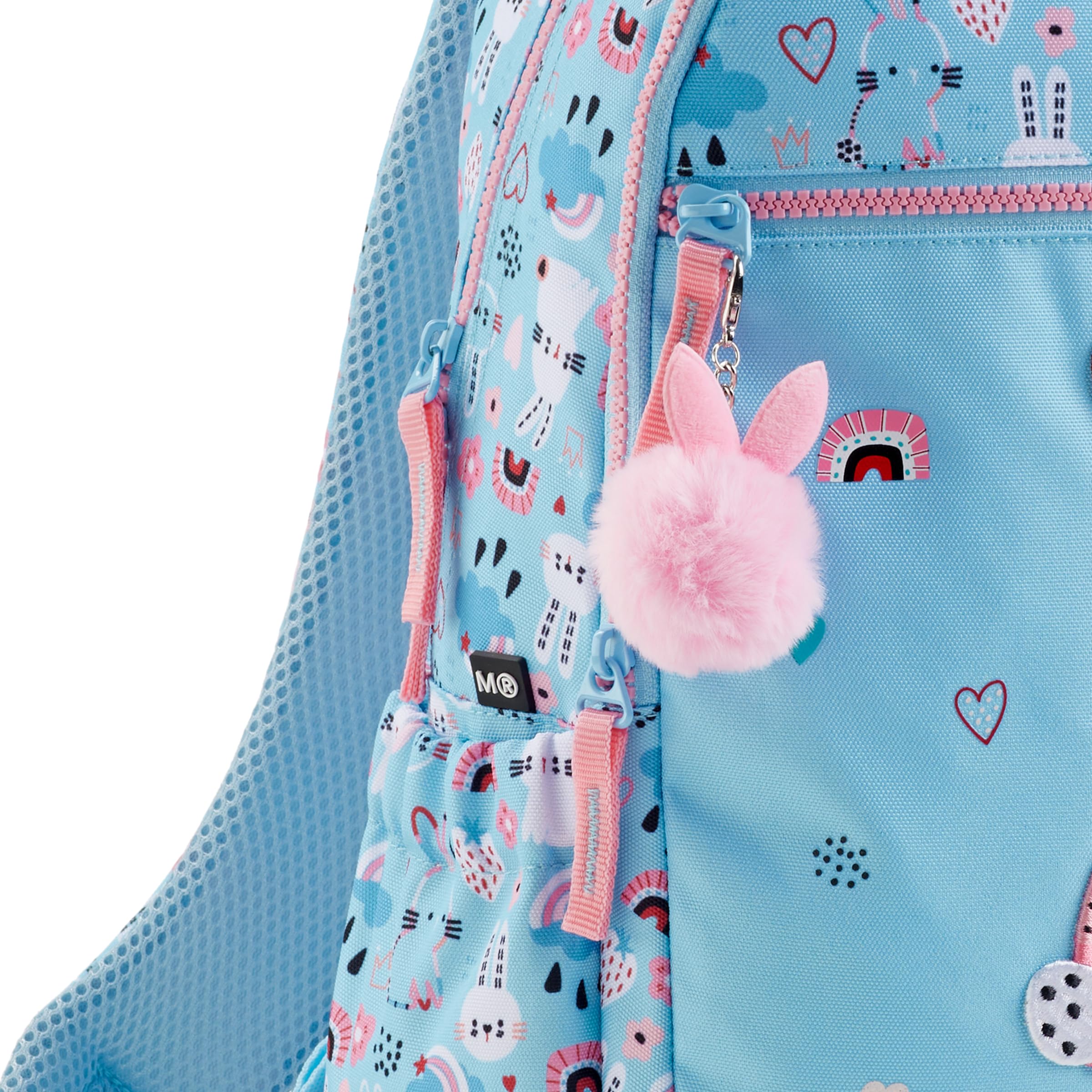 Miquelrius Bunny Bliss Triple Bliss Bliss Plecak Triple Lisboa Unisex Dzieci Niebieski, Duży, Niebieski, L