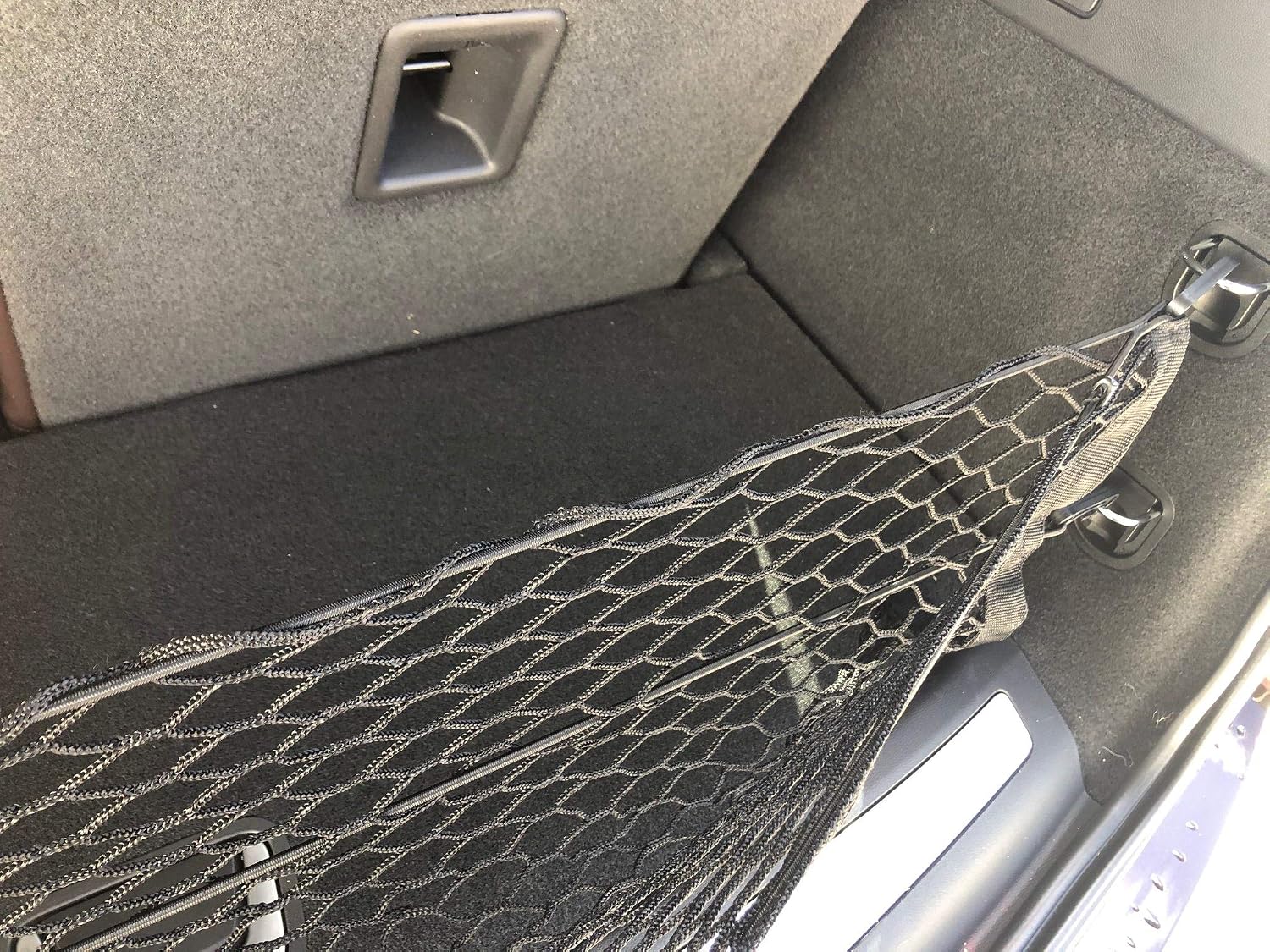 Envelope Style Automotive Elastic Trunk Mesh Cargo Net for Cadillac XT6 2020-2025, 2026 - Premium Trunk Organizers and Storage - Luggage Net for SUV
