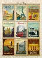 Legends Of The National Parks 1000 Piece Jigsaw Puzzle - Vintage Poster Multi-Image Print, Premium Quality, Made In USA