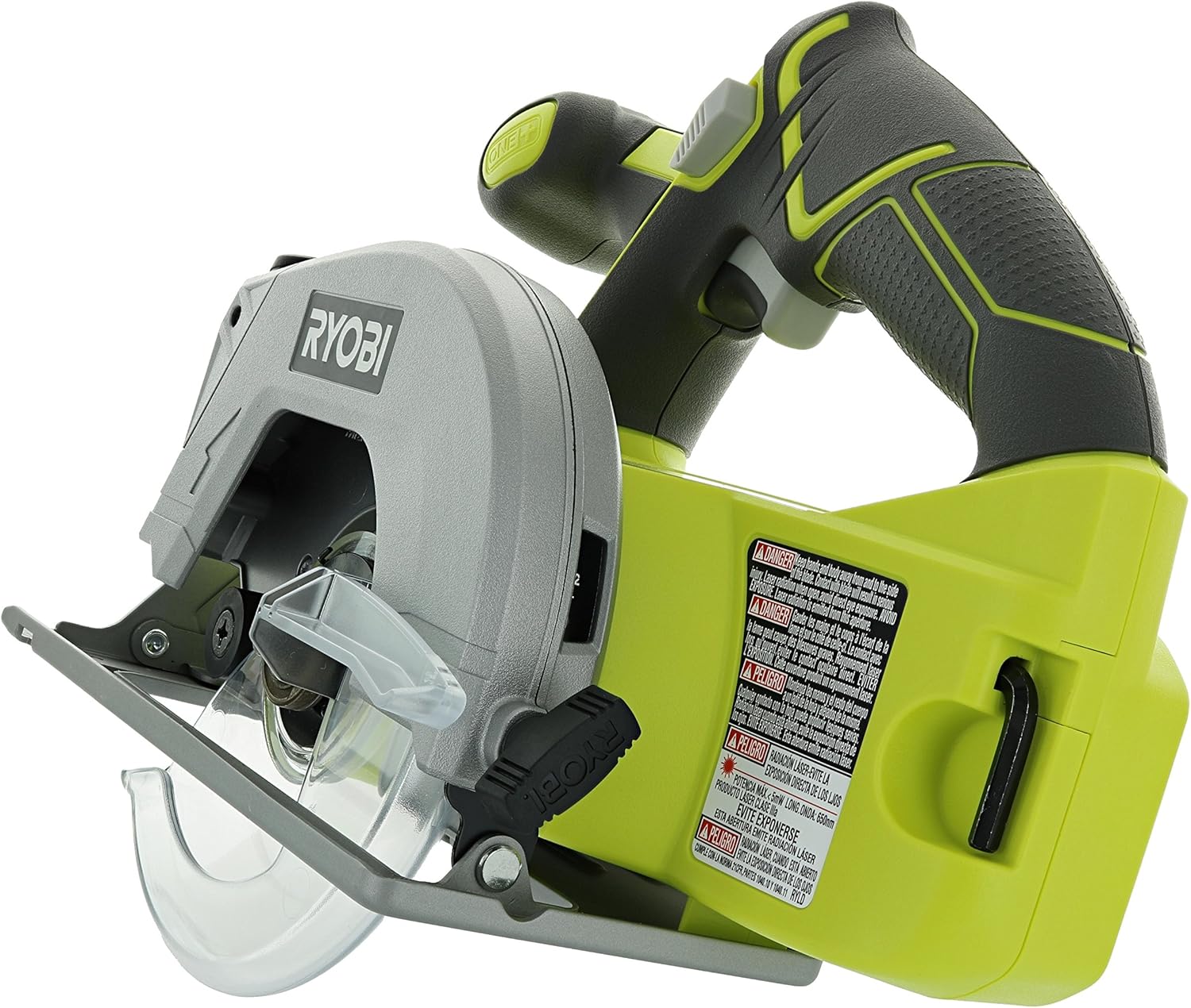 Ryobi P506 One+ Lithium Ion 18V 5 1/2 Inch 4,700 RPM Cordless Circular Saw with Laser Guide and Carbide-Tipped Blade (Battery Not Included, Power Tool Only) green full size
