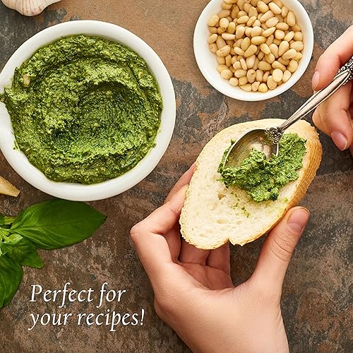 Miniatura 6 de Piñones crudos de 2 libras  Pignolias enteras y naturales sin sal  Bocadillo de proteína saludable y versátil para cocinar, hornear, ensaladas,