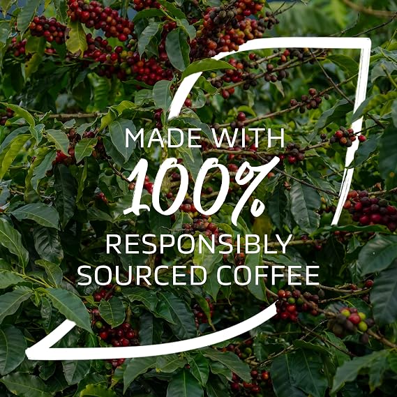 NESCAFÉ Vanilla Latte Instant Coffee 8 x 18.5g Sachets, 100% Responsibly Sourced Coffee (Pack of 6)