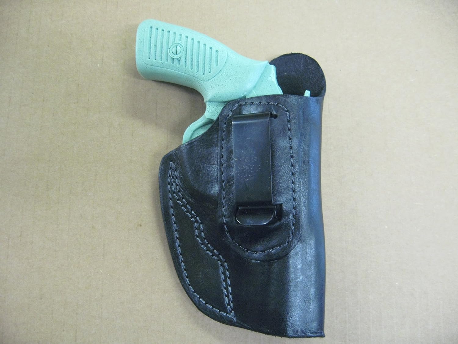 Azula Gun Holsters IWB Leather in The Waistband Concealed Carry Holster for Kimber K6S 3" Black RH