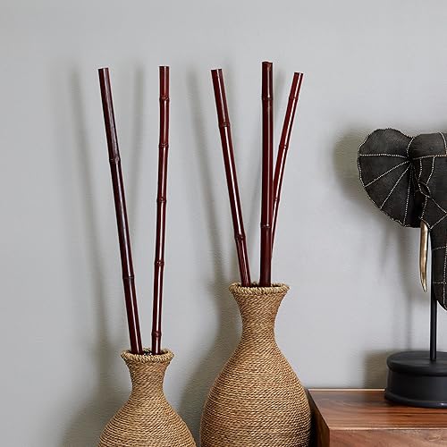 Miniatura 5 de Deco 79 Palitos de plantas secas de follaje natural, juego de 5 47 pulgadas de alto, marrón oscuro