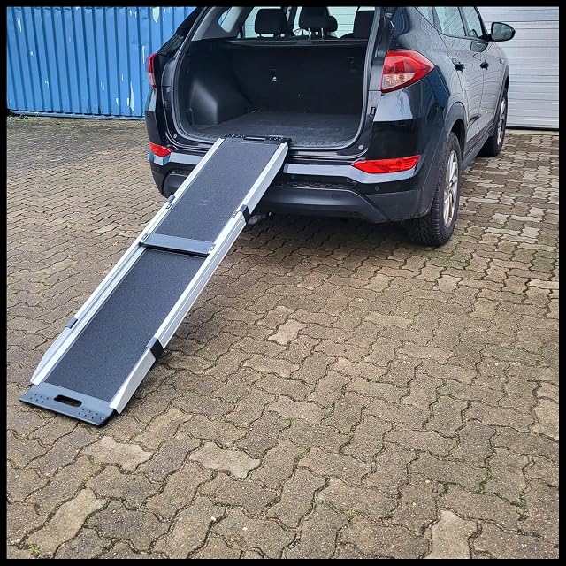Foto 5 de 8 de Rampa WORHAN Telescópica WORHAN Extensible para Mascotas, 180 kg, Aluminio, 175 x 41 cm, DRT41