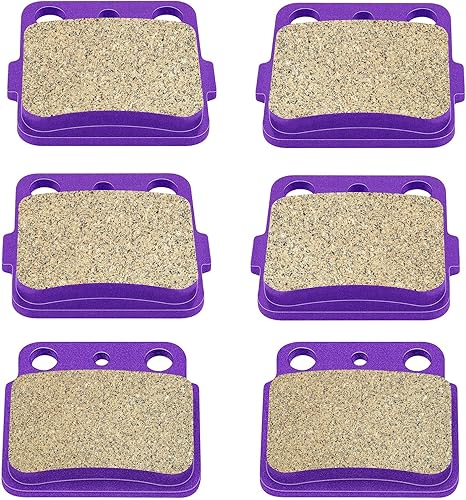 SCITOO FA137, FA84 Pastillas de freno para pastillas de freno delanteras y traseras de fibra de carbono Arctic-Cat 400 2004-2008