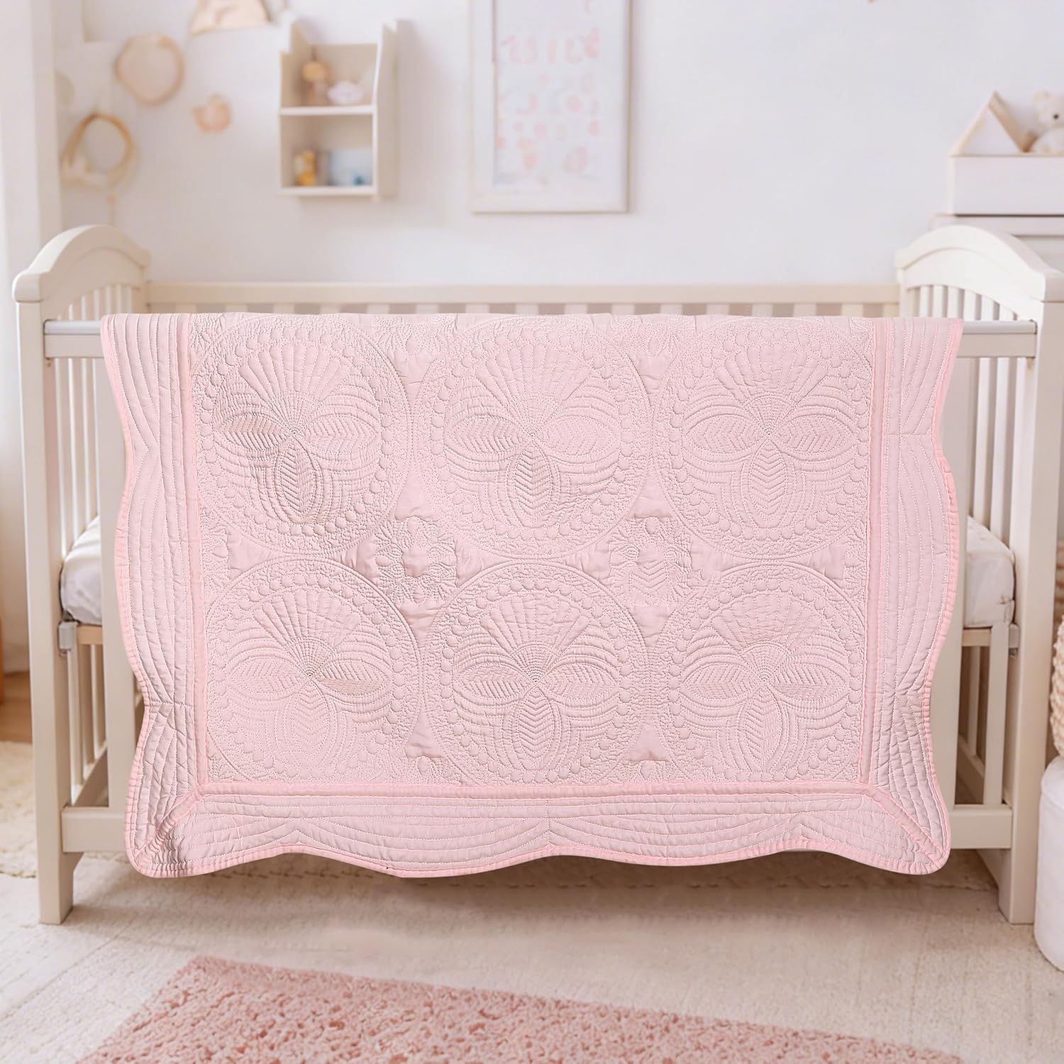 Lightweight Baby Quilt Cotton Blanket Durable Personlized Baby Blankets Four Seasons Cotton Quilted Blanket