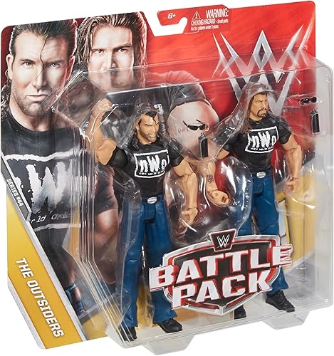 Miniatura 6 de WWE Battle Pack los outsiders Figura de acción, 2 unidades