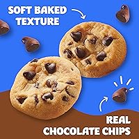 Vista 2 de Pillsbury Mini galletas horneadas suaves, chispas de chocolate, bolsas de aperitivos, 10 unidades, 10 onzas