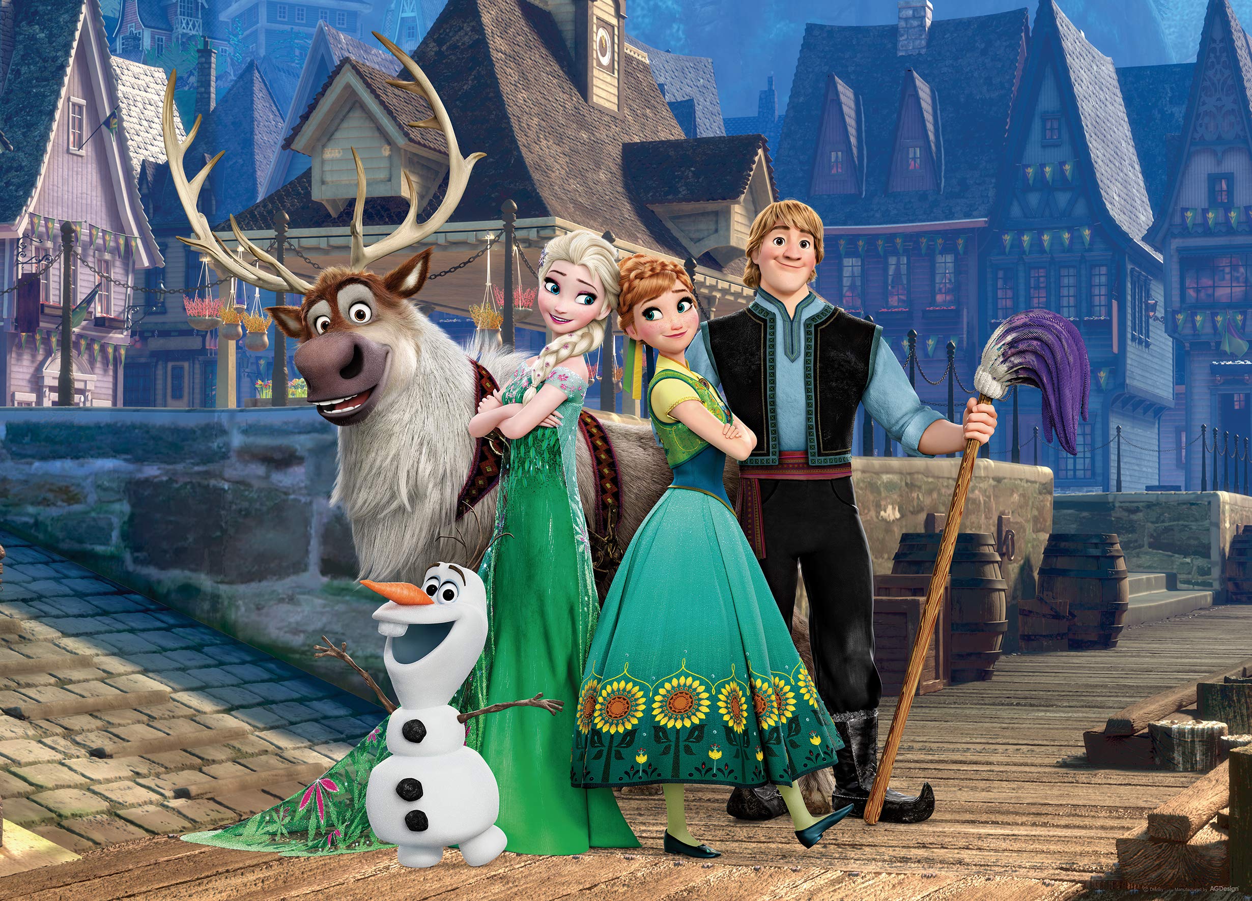 Disney Photo Wallpaper/Giant Wall Poster, Non-Woven, Multi-Colour, 160 x 110 cm