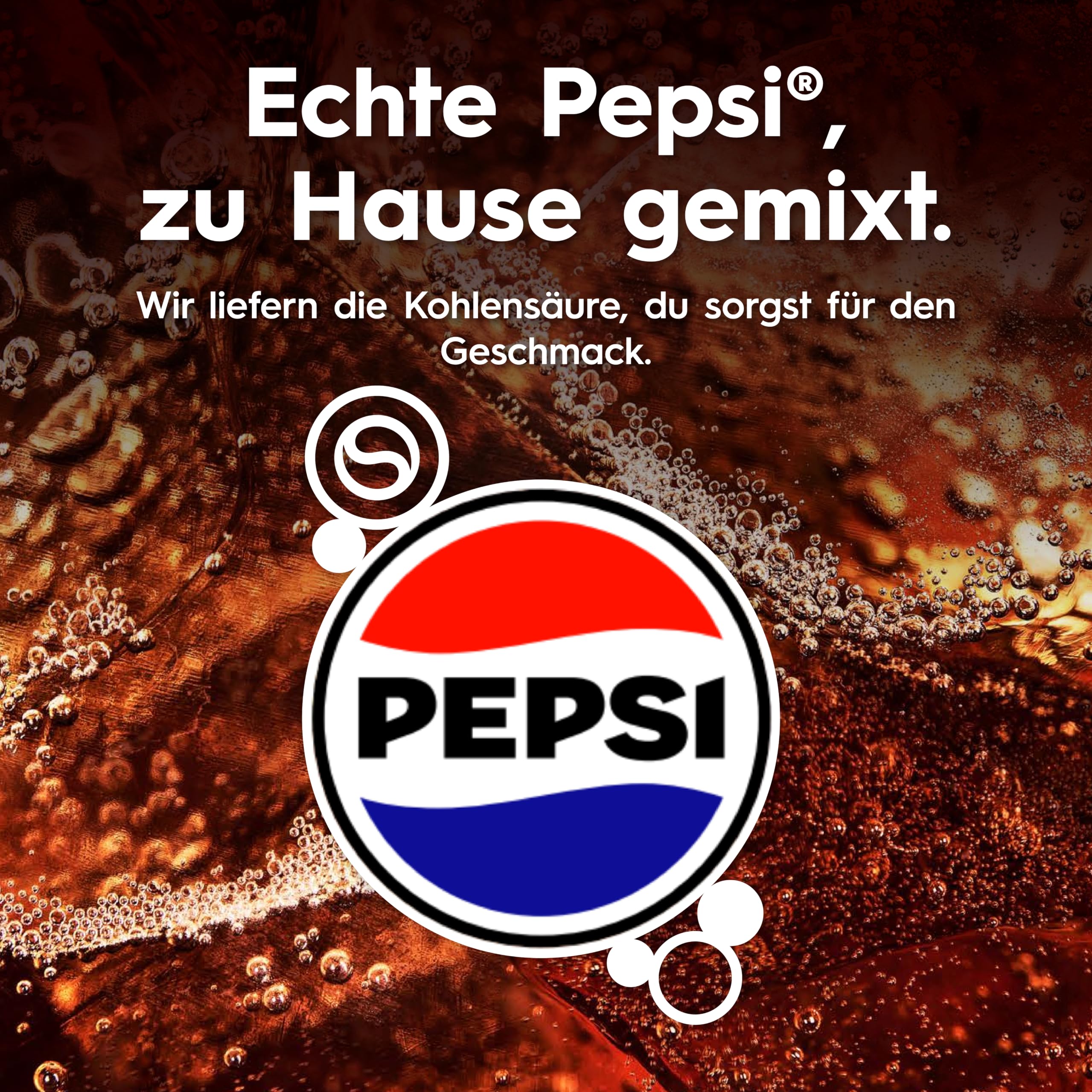 Sodastream drink mix Pepsi Zero Zucker, 4er-Pack Cola Sirup für Wassersprudler, Getränkesirup zuckerfrei, mit echtem Pepsi Geschmack, 4 x 440 ml
