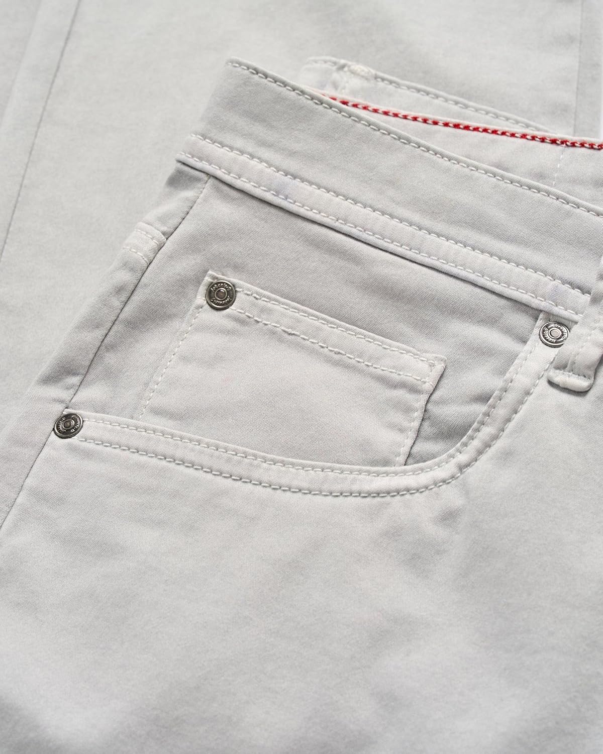 johnnie-O Carmel Sateen 5-Pocket Pants Chrome / 33/32 - Image 8