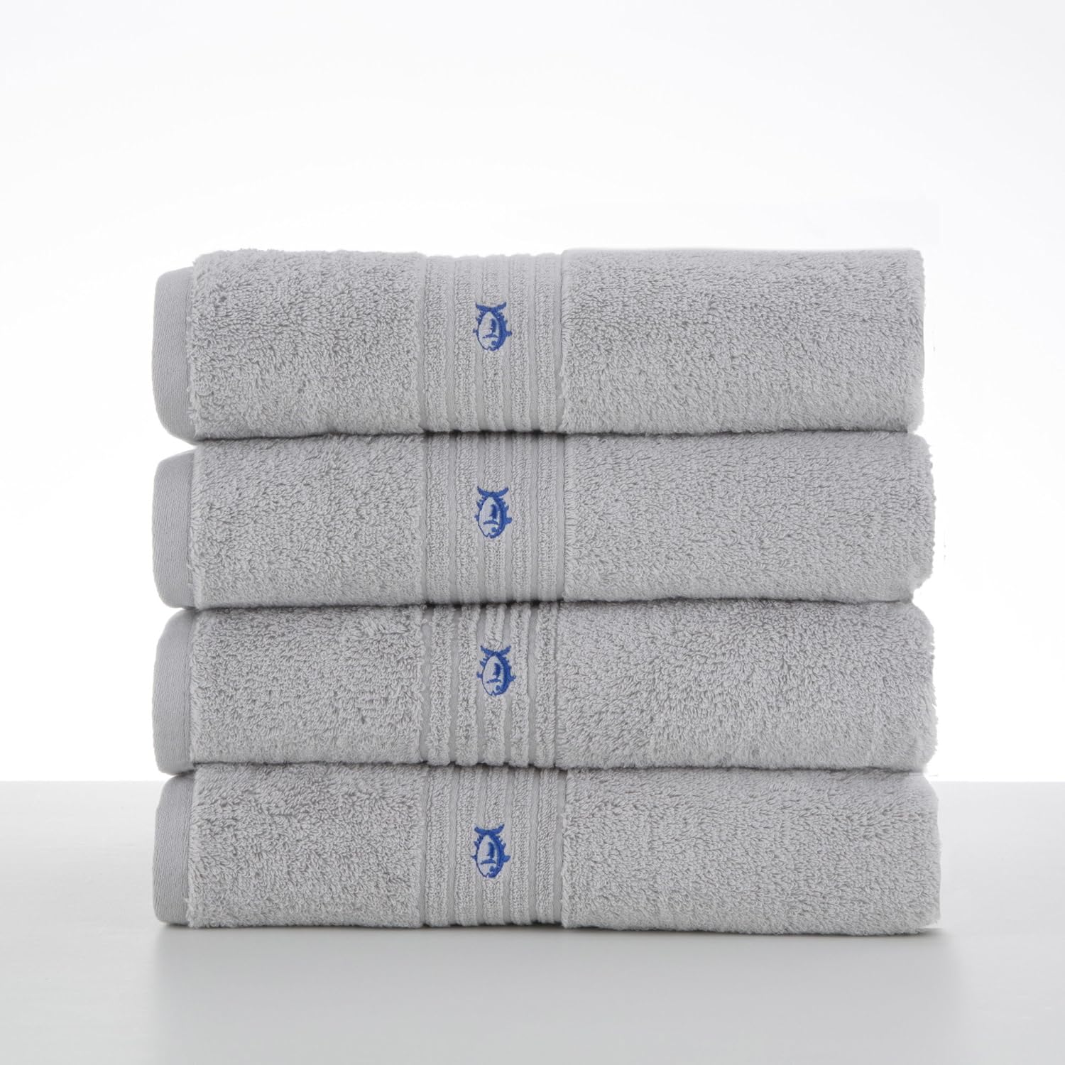 Southern Tide Performance 5.0 Bath Sheet, 34"W x 64"L, Blue: Home & Kitchen