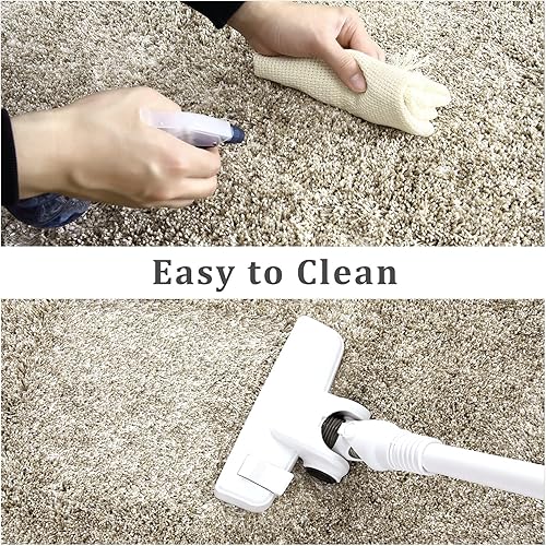 Miniatura 7 de Alfombra de pasillo de 2 x 6 pies, colección sólida de alta calidad, suave y acogedora, alfombra de pasillo gruesa que no desprende pelusa, alfombra