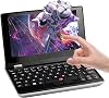 Fsjun mini laptop【Win11 ProMS 2019office】 All metal 7.0 inch touch screen, Ultra-light PC, High-speed CPU J4105Up to 2.5GHz 12G RAM 960 GB SSD, High-performance notebook computer 960GB SSD