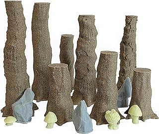 Extruded Gaming Rosewood Trees Set 3