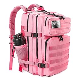 LHI Military Tactical Backpack for Men and Women 45L Army 3 Days Assault Pack Bag Large Rucksack with Molle System