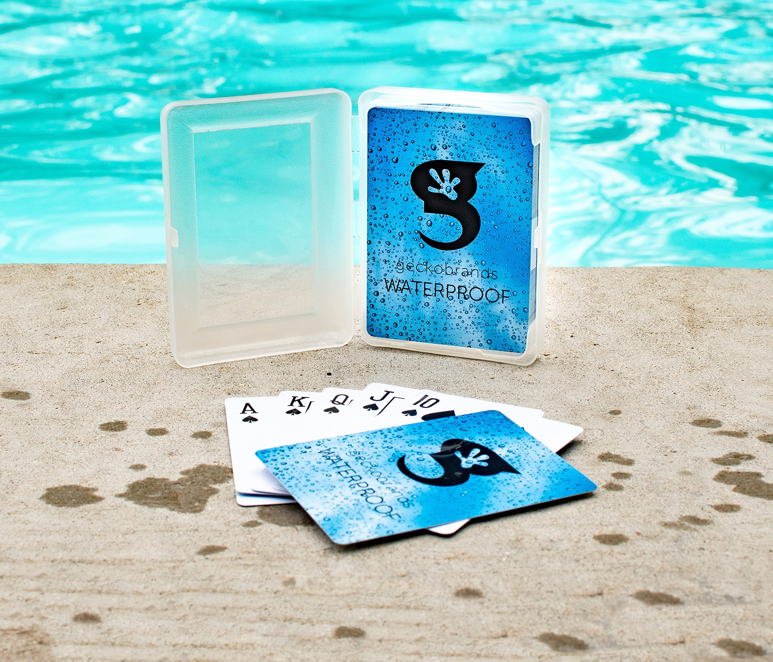 geckobrands Waterproof Playing Cards