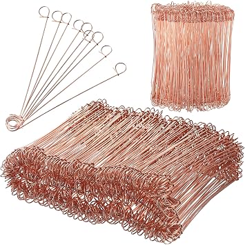 250 Pcs Heavy Duty Double Loop Rebar Tie Wires, 1mm x 140mm 5.5"