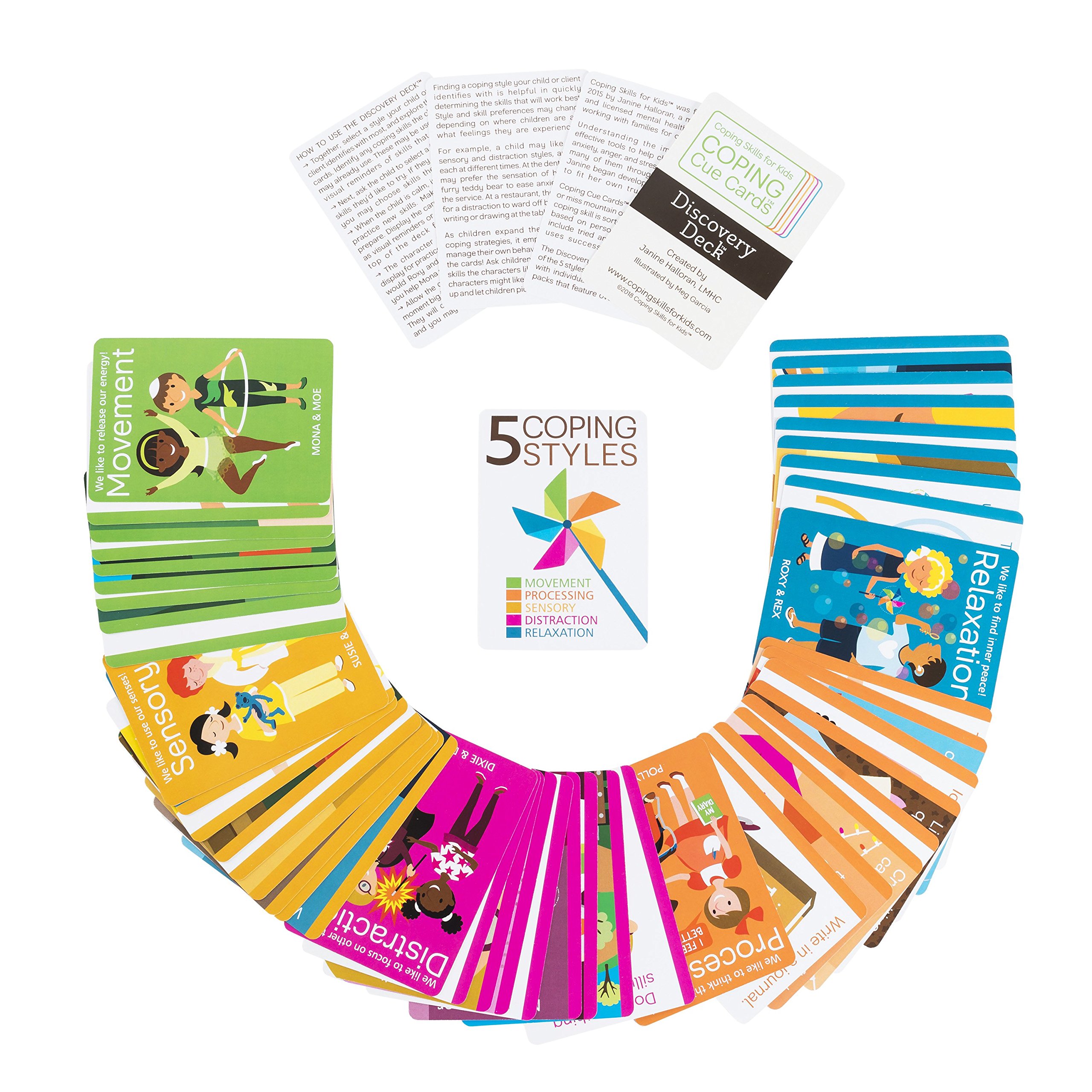 Coping Skills for Kids Coping Cue Cards Discovery Deck (CSKCCDIS) - Image 2