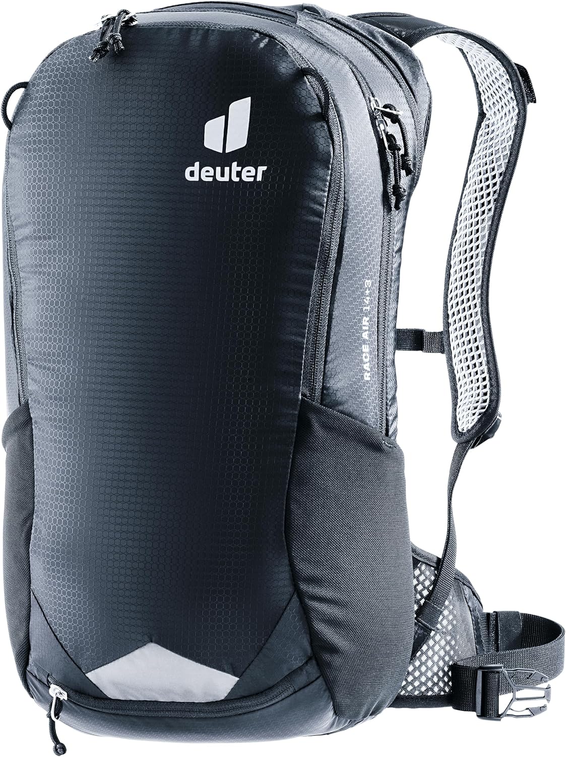 Deuter Unisex Race Air 14+3L Hydro Backpack for Mountain Biking, 14+3 Liter - Black