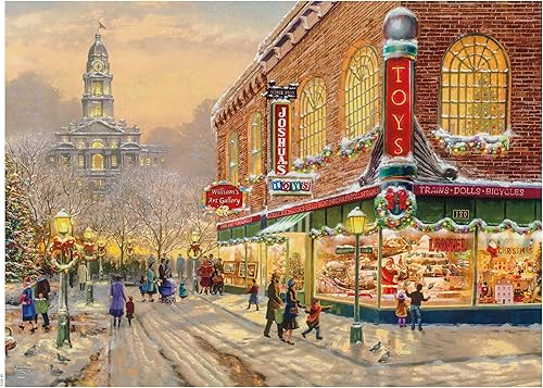 Ceaco - Thomas Kinkade - Holiday - A Christmas Wish - Rompecabezas de 1000 piezas