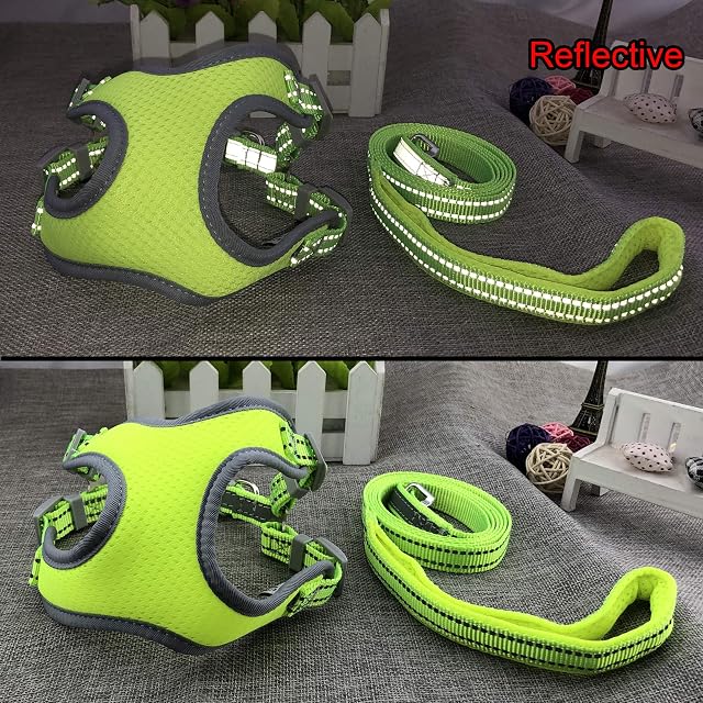 Foto 4 de 7 de Newtensina Arnés de Malla para Perros Arnés para Cachorros Transpirable con Correas Reflectantes de poliéster