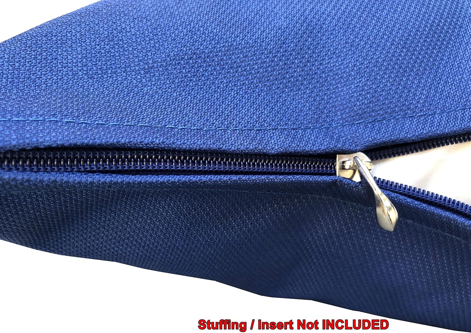 Dogbed4less Do It Yourself DIY Pet Bed Pillow Duvet Waterproof Cover for Dog or Cat in Medium 37"X29" Vibrant Navy Blue Color - Cover only