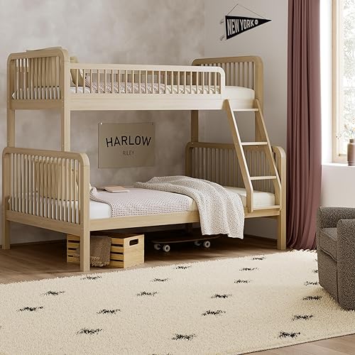 Vista 64 de Storkcraft Pasadena - Cama infantil (negro) – Certificado GREENGUARD Gold, se adapta a colchones estándar de cuna y niños pequeños, barandillas
