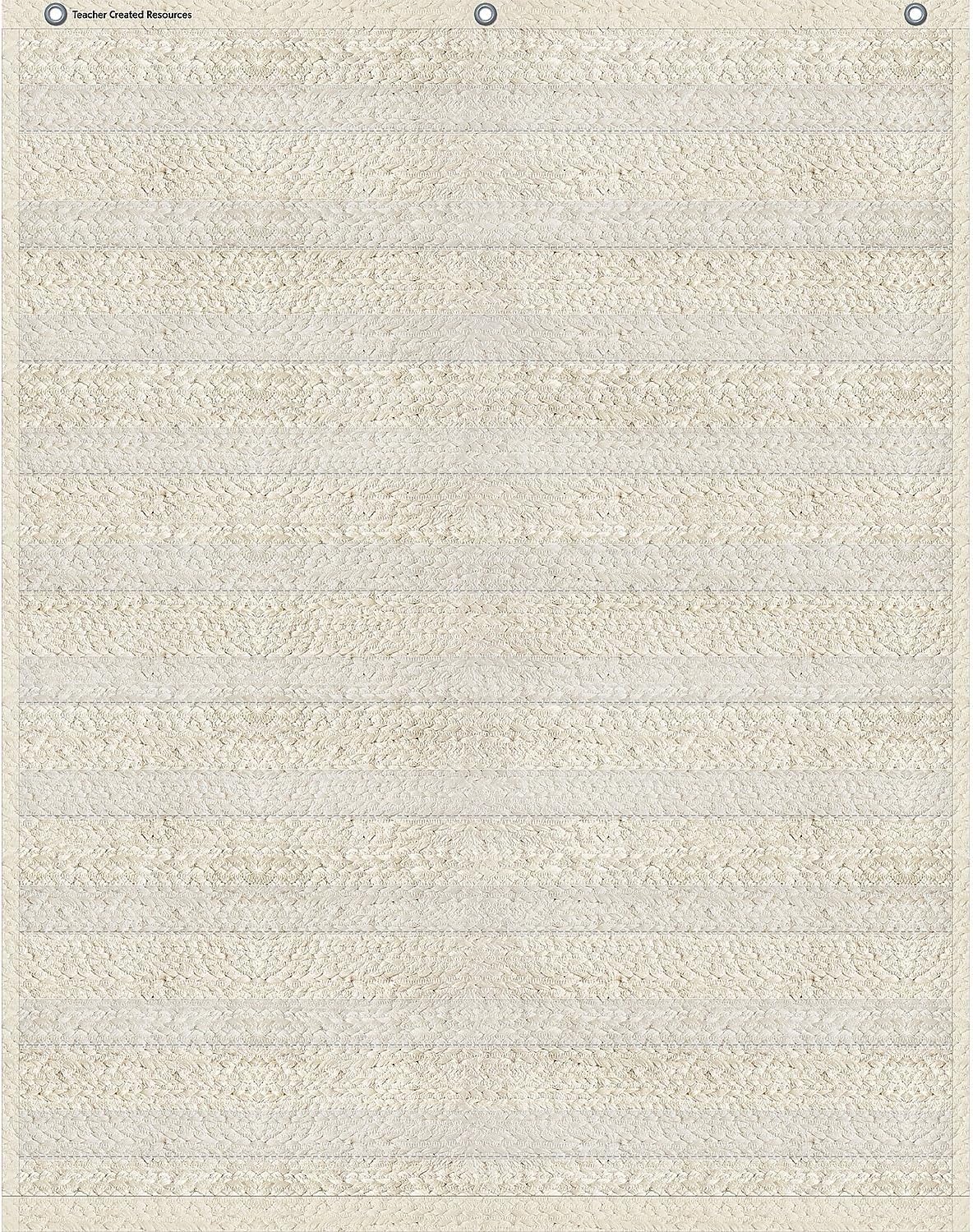 Teacher Created Resources Woven 10 Pocket Chart (34" x 44") (TCR20105)