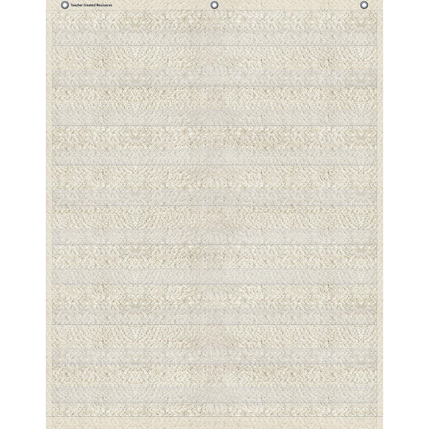 Tableau tissé à 10 poches rangement mural suspendu et matériel éducatif