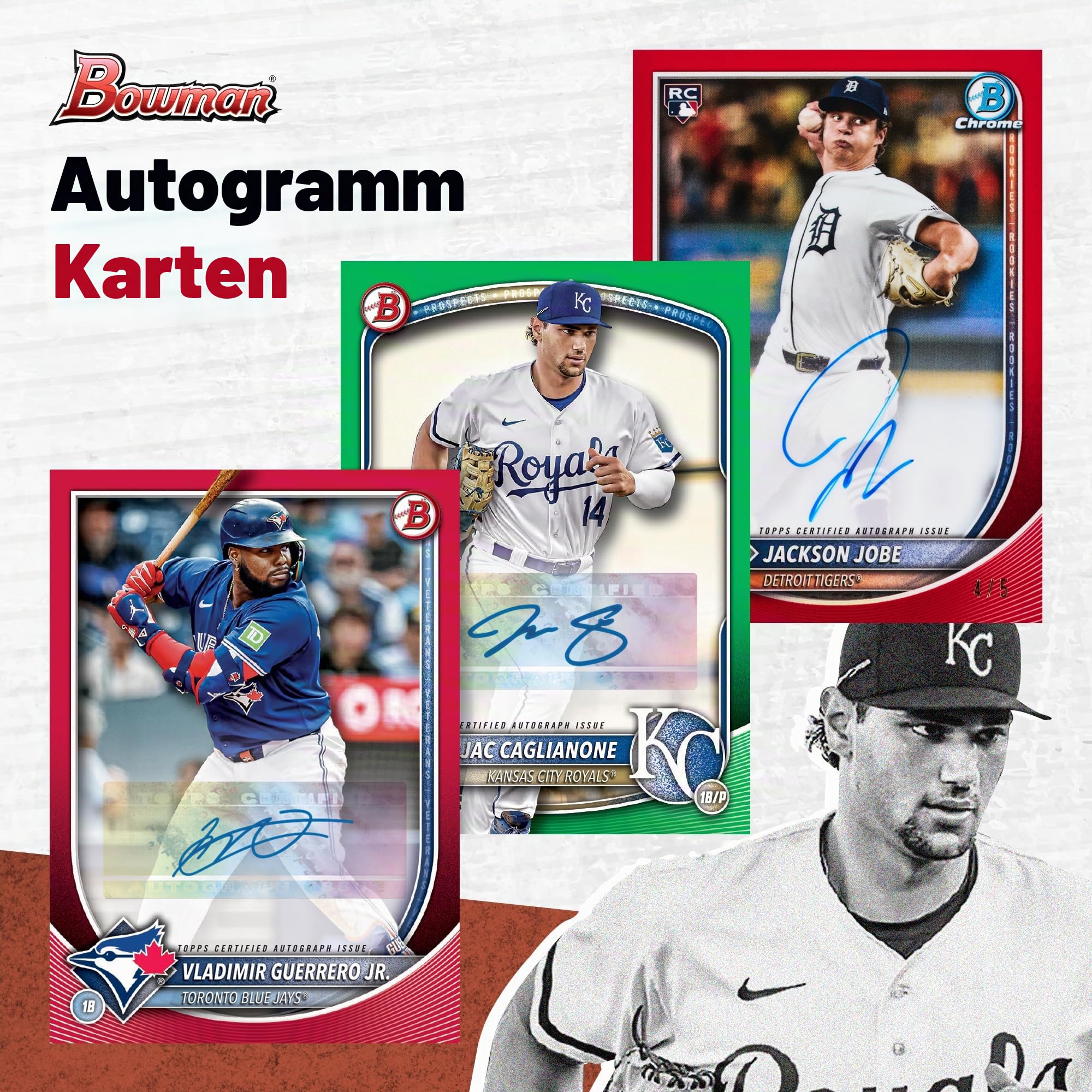 Bowman Baseball 2025 – werksseitig versiegelt – Vorteilsbox