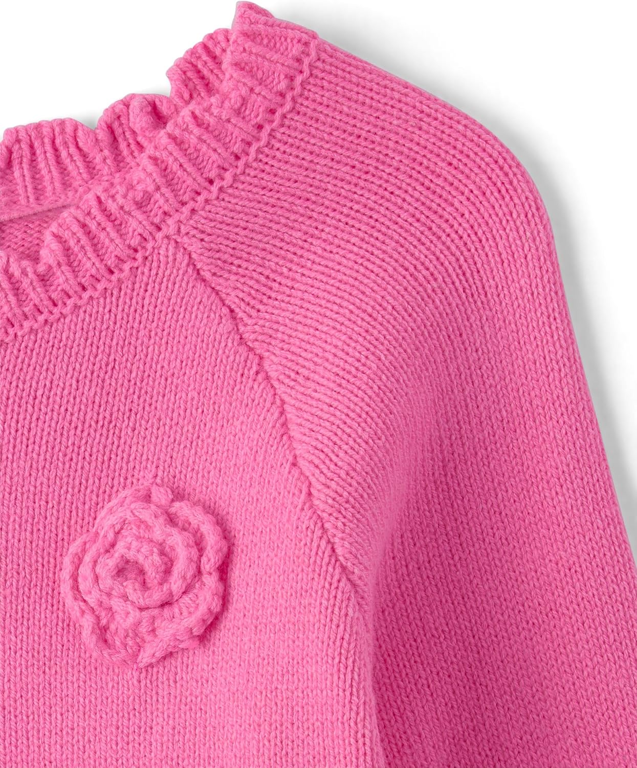 The Children's Place Baby Girls' and Toddler Long Sleeve Crew Neck Pullover Sweater image 4