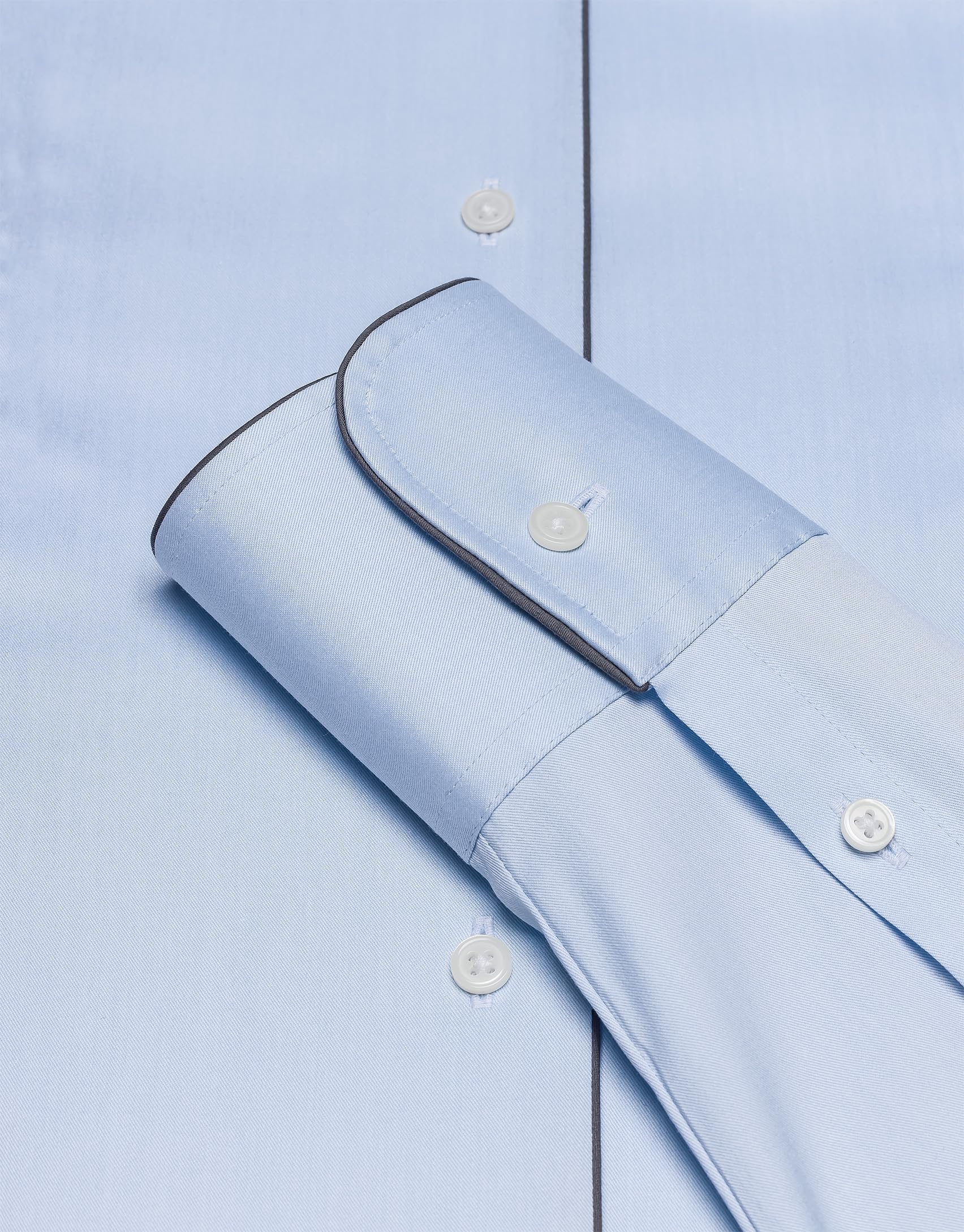 Vincenzo Boretti Blusa, Slim-fit/Ajuste Entallado, elástico, Cuello cáliz - fácil de Planchar