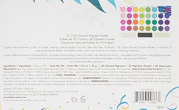 bh Cosmetics، 35 Color Eyeshadow Palette، Take Me Back to Brazil، Press Pigment، 8.3 oz