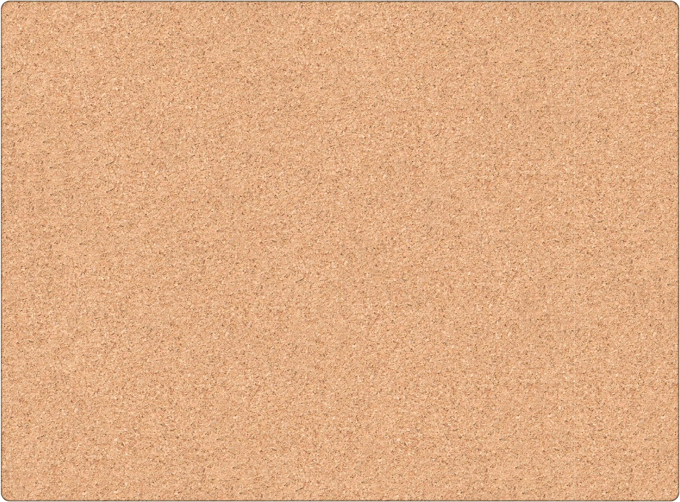 U Brands Cork Canvas Bulletin Board, 14 X 14 Inches