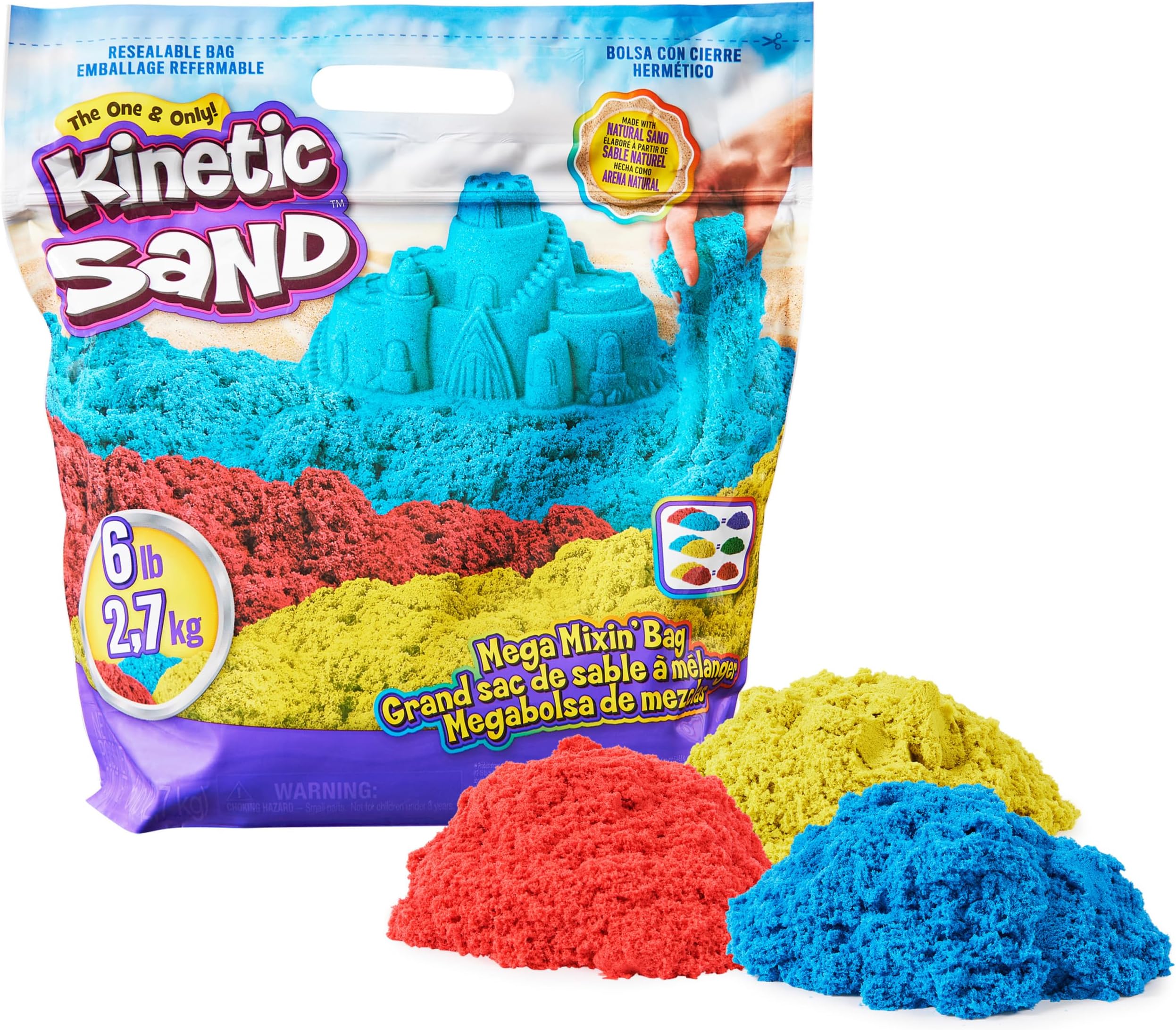 CoolSand Blue 5 Pound Refill Pack Including 5 Pounds