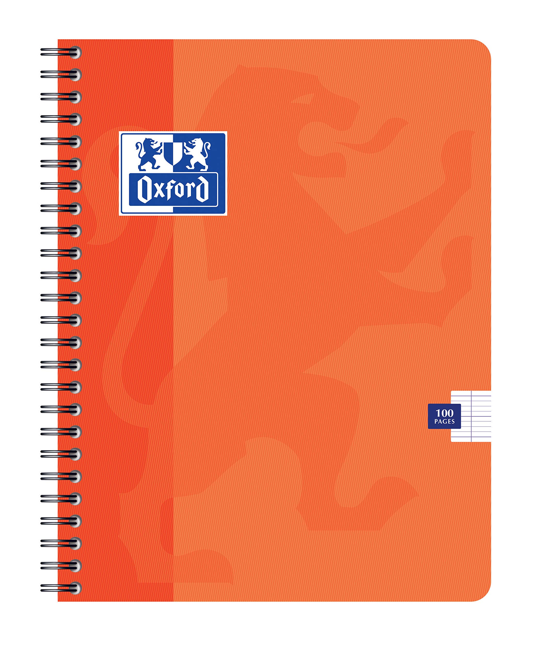 OXFORD Lot de 10 Cahiers à spirale 170 x 220 mm Séyes 100 pages 90g Couverture Aléatoire