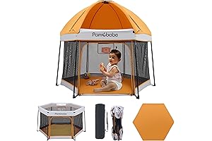 Pamo Babe Playpen with Canopy and Mattress