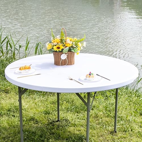 Miniatura 33 de Mantel cuadrado ajustable elástico de elastano para mesa, para comedor, cocina, hogar, fiesta, color azul marino, 34 x 34 pulgadas Azul