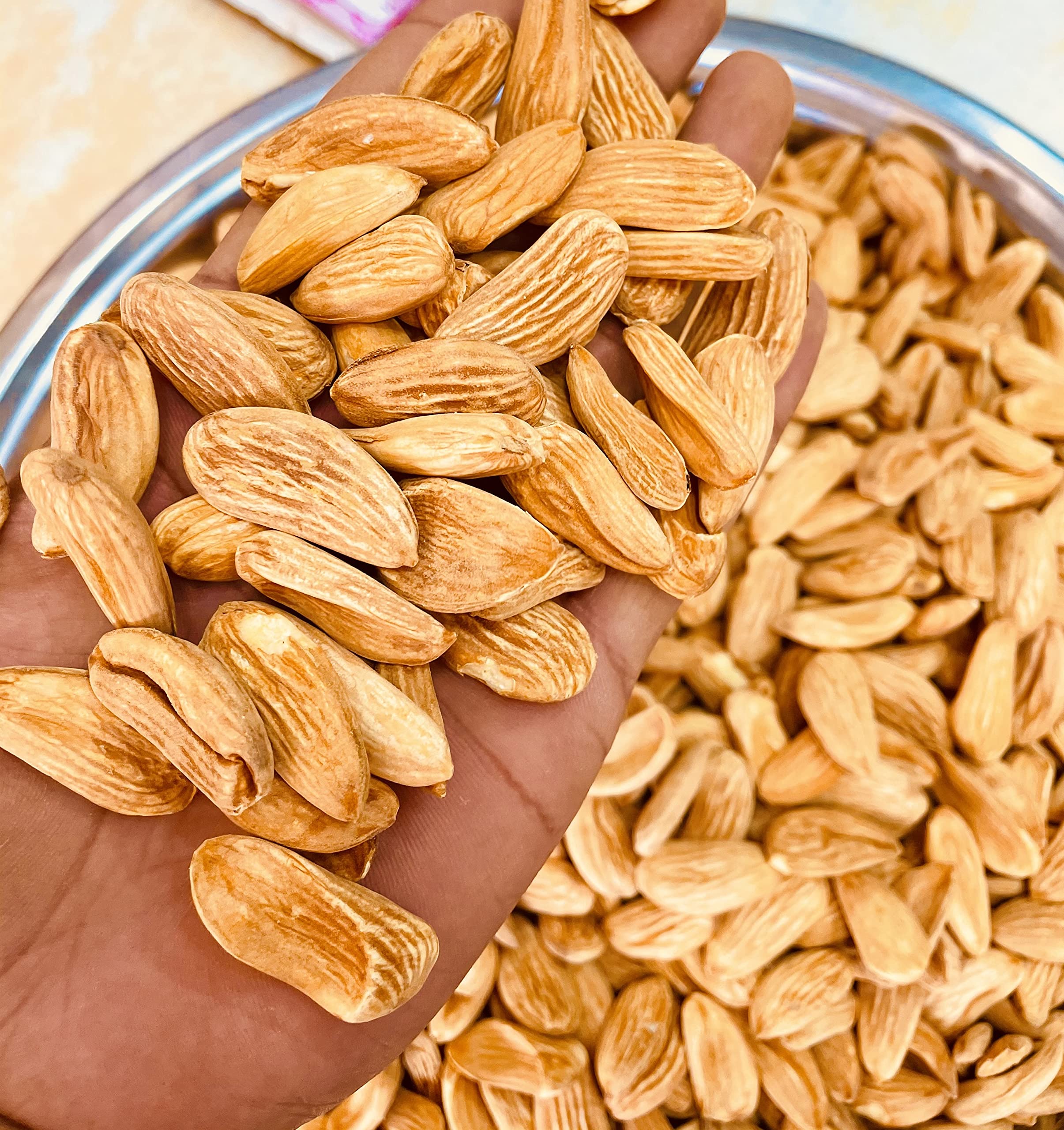 Go Vegan Mamra Giri Almonds 400g [ Grade-6A Quality & Bold Size Bidam ] Rich in Oil, More Nutritious, Mamra Badam (B08ZNVCHZ8) Amazon Price History, Amazon Price Tracker
