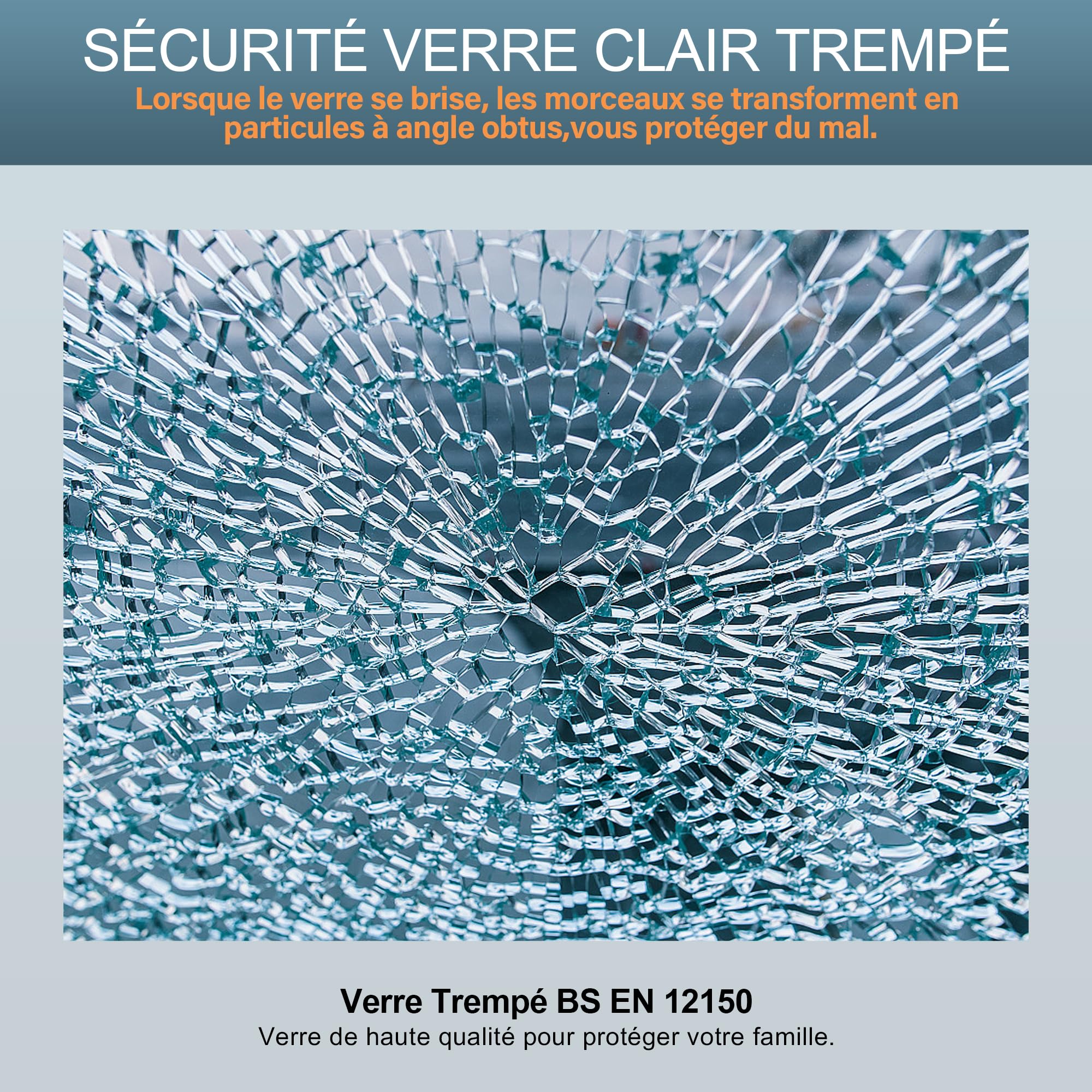 SIRHONA Cabine de Douche 90x90x195 cm Coulissante à Double Ouverture, Porte de Douche en Verre à Deux Panneaux Fixes avec Verre Transparent de 5 mm, Réglable d'un seul côté 20 mm
