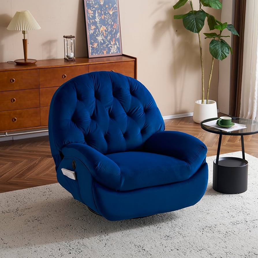 Amazon.co.jp: 電動1人掛けソファー 貝殻型デザイン ベルベット素材