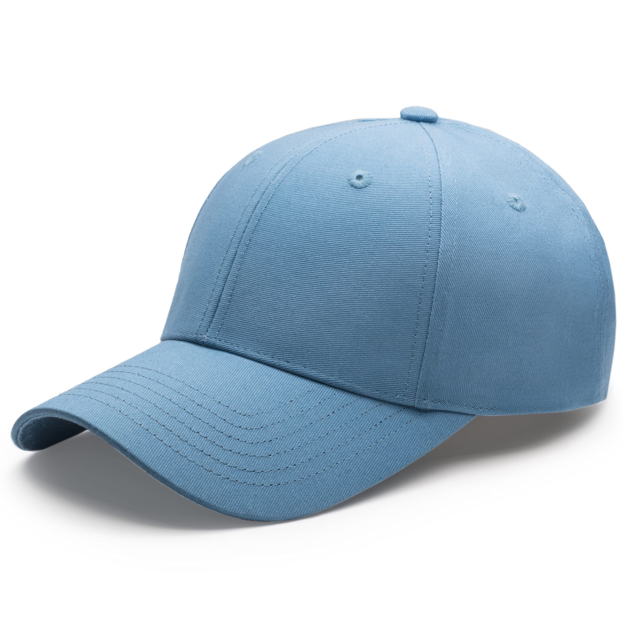 Baluue Cappellino Baseball Unisex In Cotone Nero Con Visiera - Regolabile, Ricamo Stile Marinaio - Per Outdoor, Canottaggio E Casual - 2