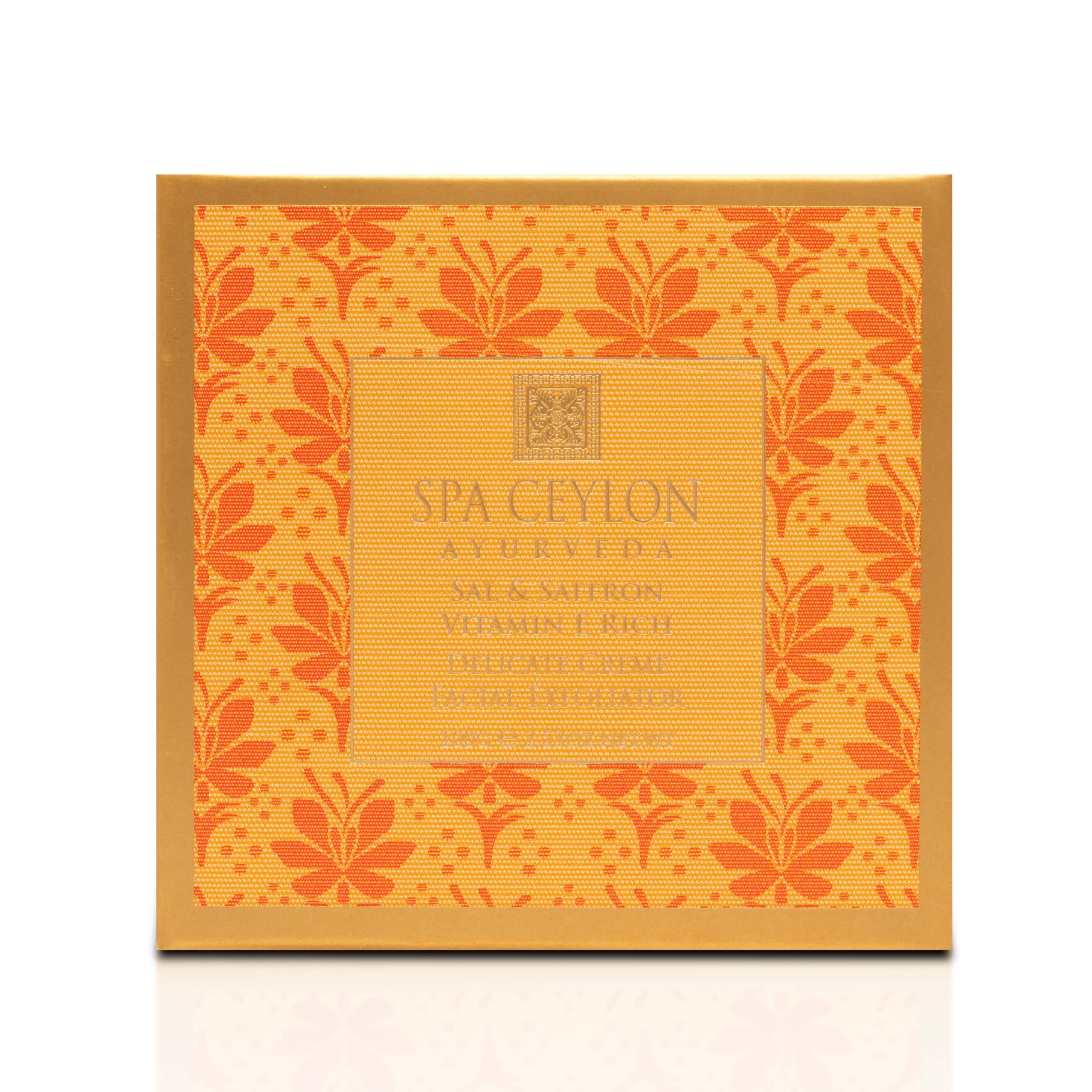 SPA CEYLON Sal and Saffron Vitamin E Enriched Delicate Cream Facial Exfoliator | Gentle Scrub | Hydrating Formula | Natural Glow | Clears Clogged Pores