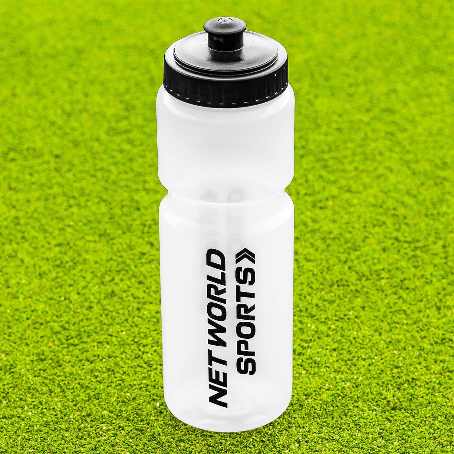 Net World Sports 10 Water Bottles & Carrier [750ml] - BPA Free Plastic Available (Semi Transparent)