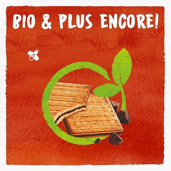 BJORG - Biscuits Fourrés Au Chocolat Noir Bio - Aux Céréales Complètes Et Sucres Non-Raffinés - Sans Huile De Palme - 225 g - 4